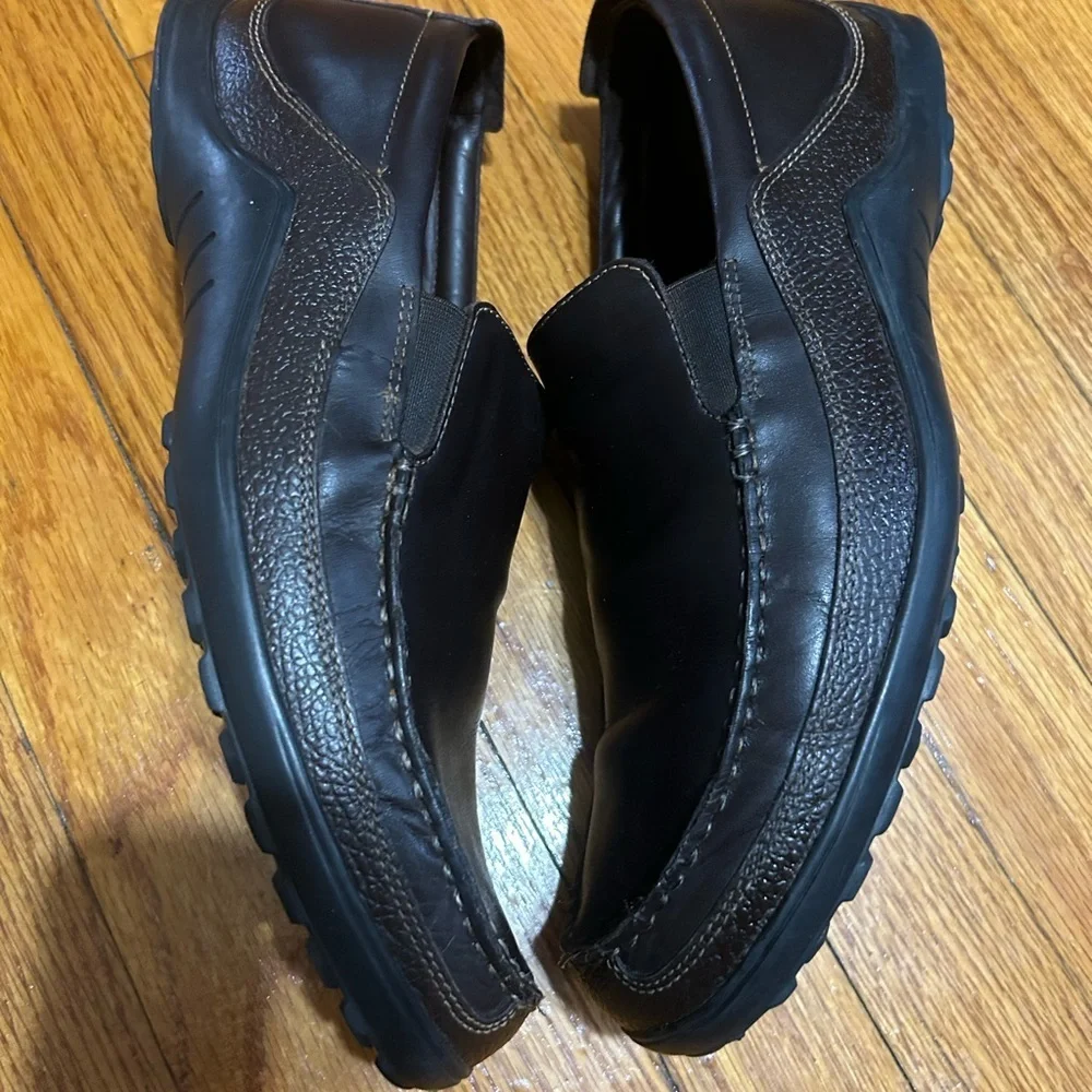 Cole Haan Men's Shoes Brown Tucker Venetian Leather Slip On Size 11.5 M